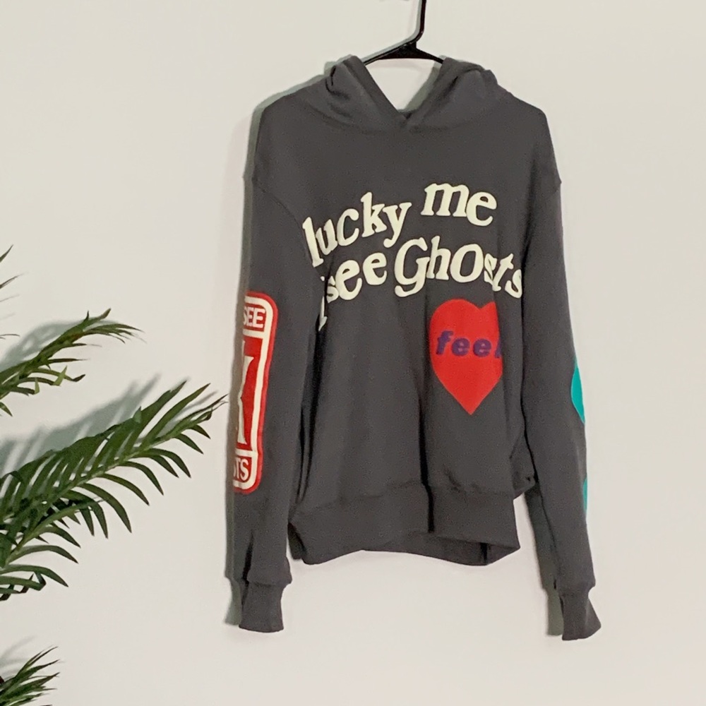 Kanye West Kid Cudi ghost hoodie